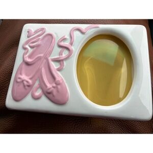 Vintage Russ Ballet Shoes Ballerina Picture Frame  Read